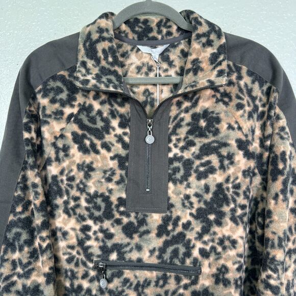 Johnny Was Calme Sweater Womens Small Fleece Pullover Half Zip Jacket NEW $168 - Picture 5 of 12